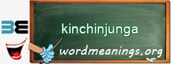 WordMeaning blackboard for kinchinjunga